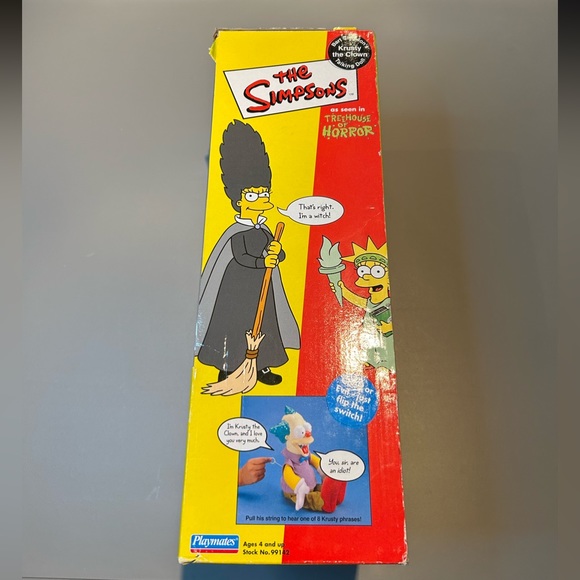 The Simpsons Krusty the Clown Talking Doll Treehouse of Horror Y2K Rare - Picture 7 of 16